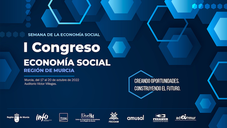 Murcia acogerá el I Congreso de Economía Social de la Región de Murcia